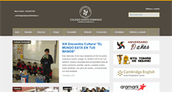 Desktop Screenshot of colegiosantodomingo.cl